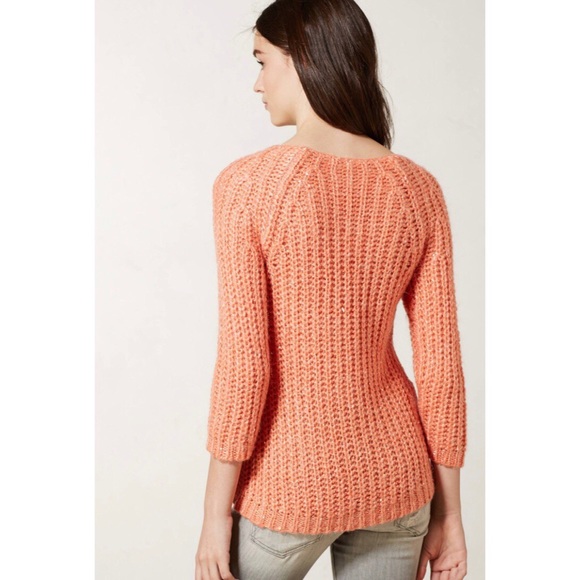 Knitted & Knotted Sweater Sunstich Peach Sparkly - Picture 2 of 6